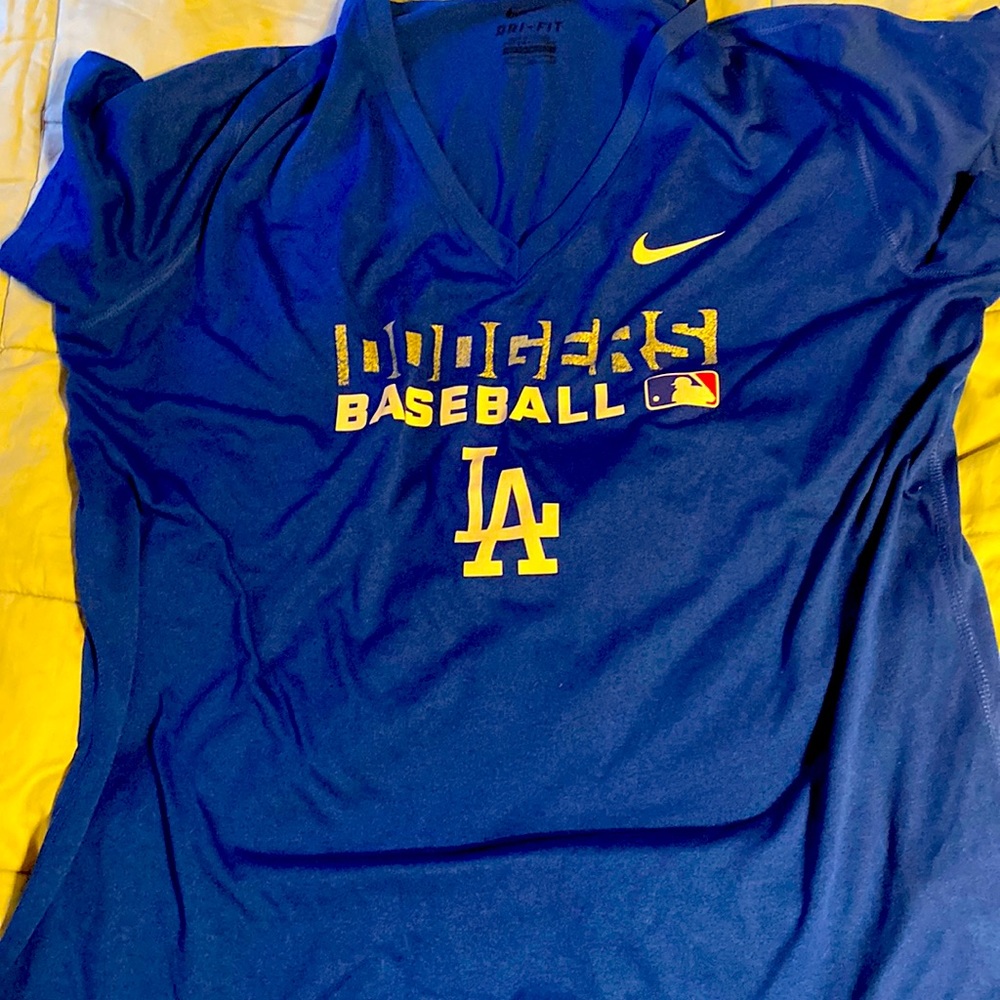 Ladies Dodger Dri Fit T-shirt
